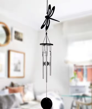 Handgemaakte Metalen Windgong met Decoratieve Hanger – Multi-Pijp Muziek Windgong voor Tuin en Balkon