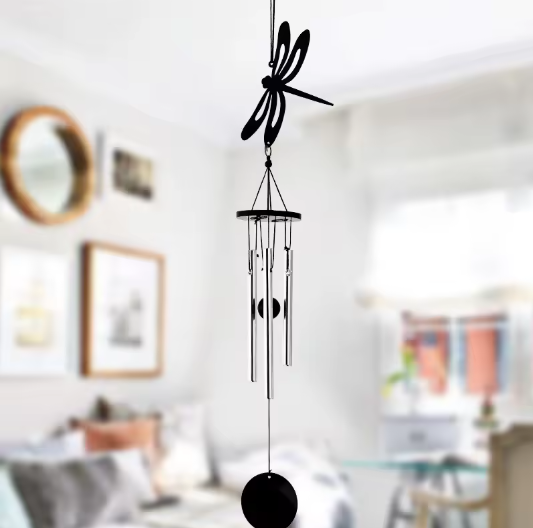 Handgemaakte Metalen Windgong met Decoratieve Hanger – Multi-Pijp Muziek Windgong voor Tuin en Balkon
