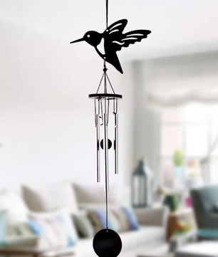 Handgemaakte Metalen Windgong met Decoratieve Hanger – Multi-Pijp Muziek Windgong voor Tuin en Balkon