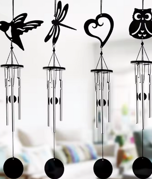 Handgemaakte Metalen Windgong met Decoratieve Hanger – Multi-Pijp Muziek Windgong voor Tuin en Balkon