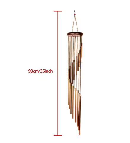 Grote Metalen Windgong met Klokken – Decoratieve Tuin Windgong voor Balkon en Buiten