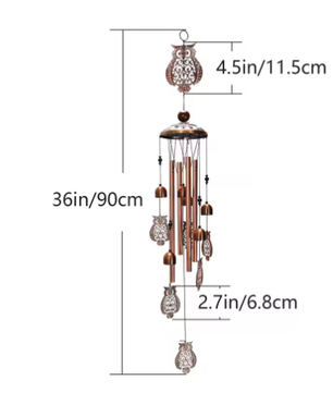 Grote Metalen Windgong met Klokken – Decoratieve Tuin Windgong voor Balkon en Buiten