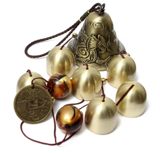 Grote Metalen Windgong met Klokken – Decoratieve Tuin Windgong voor Balkon en Buiten