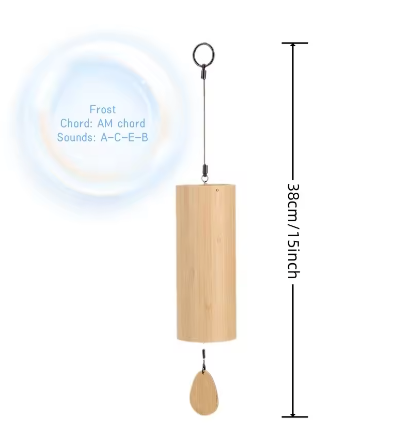 Japanse Stijl Bamboe Windgong – Rustgevende Tuin- en Wanddecoratie voor Binnen en Buiten