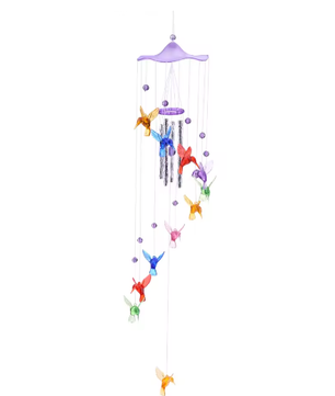 Kolibrie Windgong – Decoratieve Hangende Windbel voor Tuin, Raam en Interieur