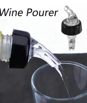 Verstelbare Wijn Schenker met Doseermaat – Flesstop Dispenser voor Olie en Dranken