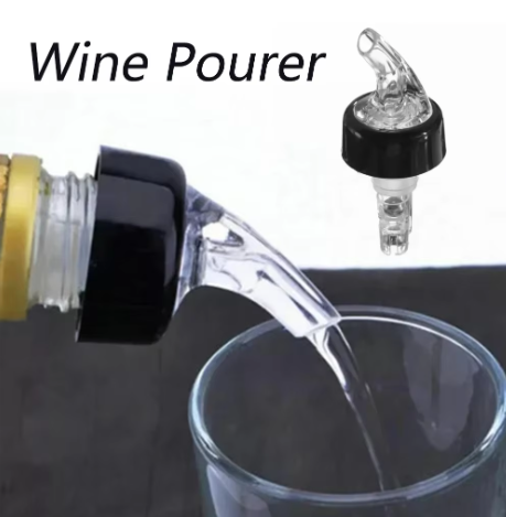 Verstelbare Wijn Schenker met Doseermaat – Flesstop Dispenser voor Olie en Dranken