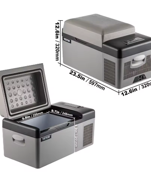 Draagbare Autokoelkast met Compressor – 20-55L Elektrische Koelbox