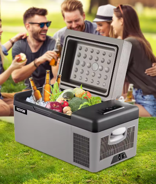 Draagbare Autokoelkast met Compressor – 20-55L Elektrische Koelbox