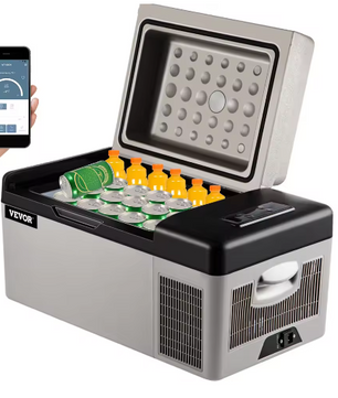 Draagbare Autokoelkast met Compressor – 20-55L Elektrische Koelbox