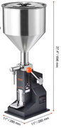 Handmatige Vloeistofvulmachine 5–100 ml met Trechter