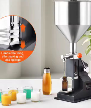 Handmatige Vloeistofvulmachine 5–100 ml met Trechter
