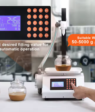 Automatische Vloeistof Vulmachine met Tandwielpomp en Digitale Controle – Flessenvuller voor Parfum, Drank en Olie 50-5000 g
