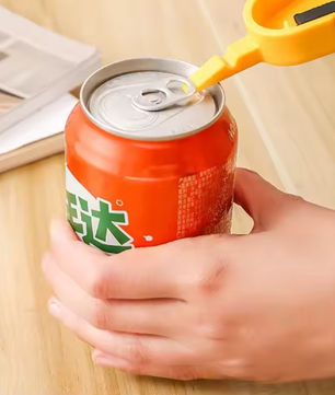 Multifunctionele Fles- en Potopener met Antislip Grip – Draaiflesdop Opener