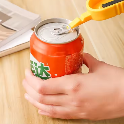 Multifunctionele Fles- en Potopener met Antislip Grip – Draaiflesdop Opener