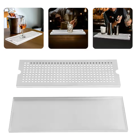 RVS Biertap Lekbak – Verwijderbare Druppelbak voor Biertoren en Bar