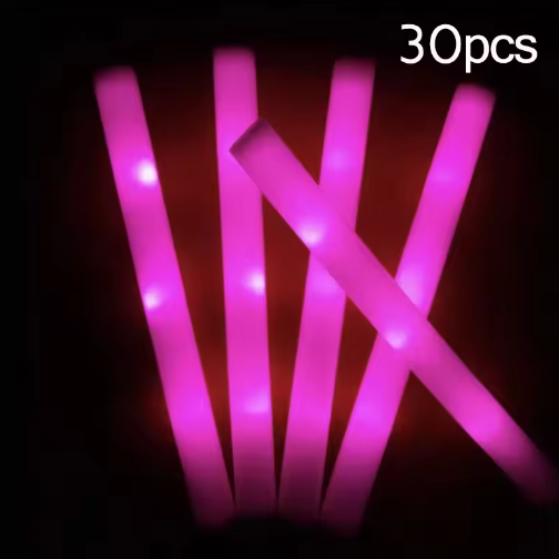 LED Glow Sticks Feeststaven – RGB Schuim Lichtstokken voor Feesten en Evenementen