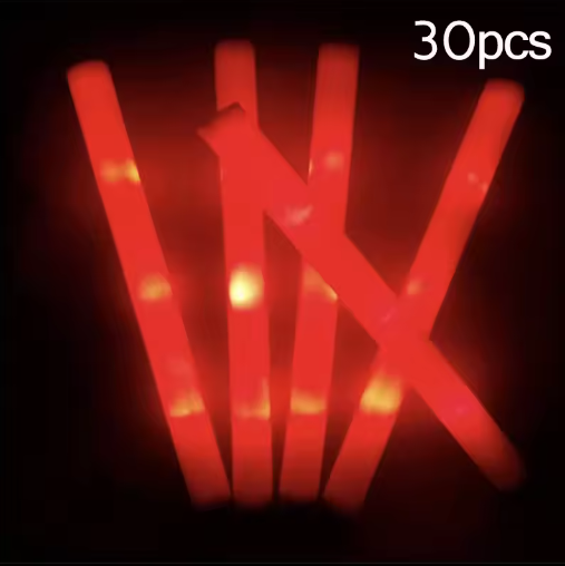 LED Glow Sticks Feeststaven – RGB Schuim Lichtstokken voor Feesten en Evenementen