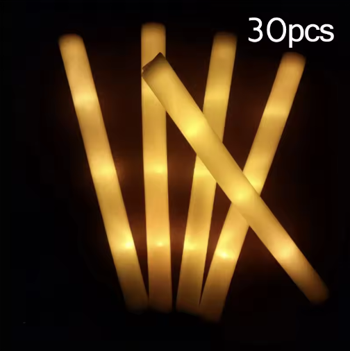 LED Glow Sticks Feeststaven – RGB Schuim Lichtstokken voor Feesten en Evenementen