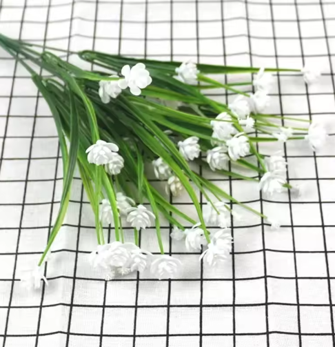 Set van 5 Kunstbloemen voor Buiten – UV-Bestendige Decoratieve Tuinplanten