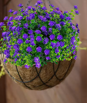 Set van 5 Kunstbloemen voor Buiten – UV-Bestendige Decoratieve Tuinplanten