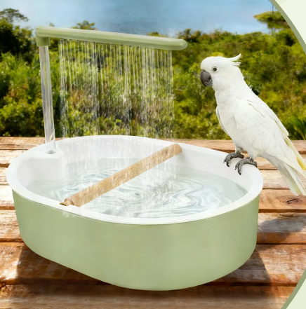Automatisch Vogelbad met Circulerend Water – USB Elektrische Vogel Douche voor Papegaaien en Parkieten