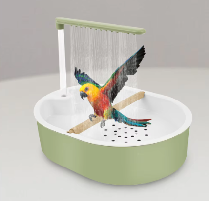 Automatisch Vogelbad met Circulerend Water – USB Elektrische Vogel Douche voor Papegaaien en Parkieten