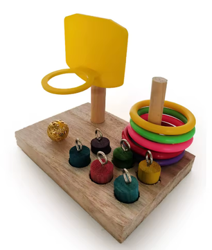 Vogeltraining Speelgoedset – Interactief Intelligentie Puzzel Speelgoed voor Papegaaien