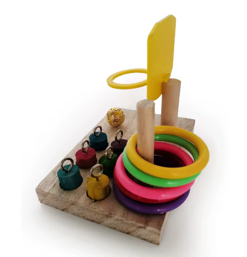 Vogeltraining Speelgoedset – Interactief Intelligentie Puzzel Speelgoed voor Papegaaien