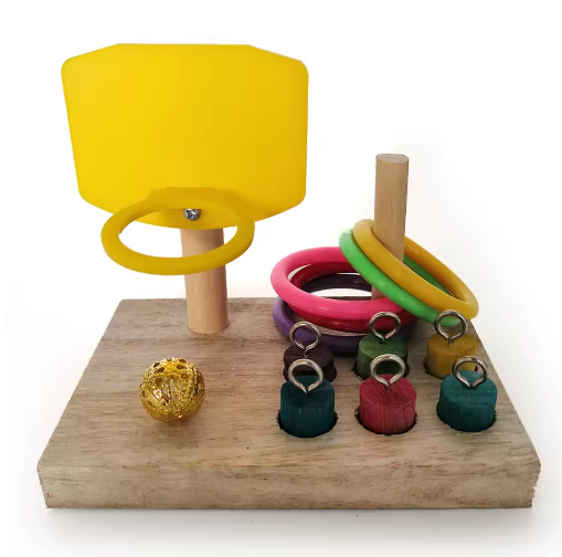Vogeltraining Speelgoedset – Interactief Intelligentie Puzzel Speelgoed voor Papegaaien