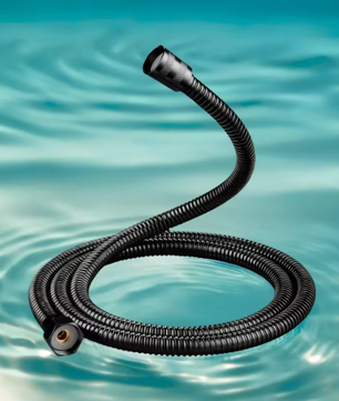 Zwarte RVS Doucheslang met Universele G1/2 Aansluiting – Flexibele Douche Slang