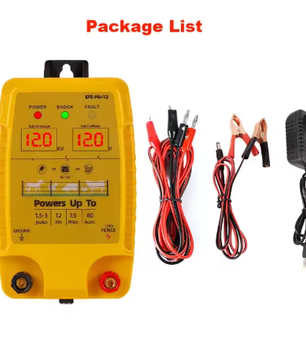Schrikdraad Apparaat 12 km – Elektrische Afrastering Controller 12V