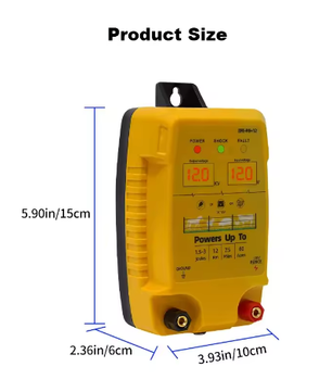 Schrikdraad Apparaat 12 km – Elektrische Afrastering Controller 12V