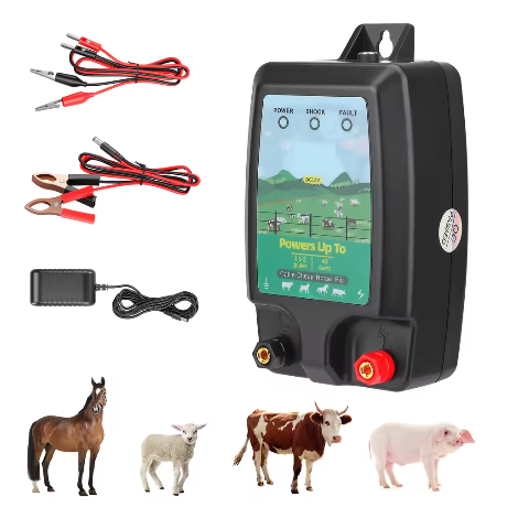Schrikdraadapparaat 10 km – 12V Elektrische Afrastering Energizer