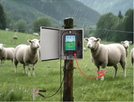 Schrikdraadapparaat 10 km – 12V Elektrische Afrastering Energizer