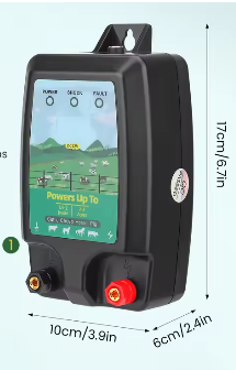 Schrikdraadapparaat 10 km – 12V Elektrische Afrastering Energizer