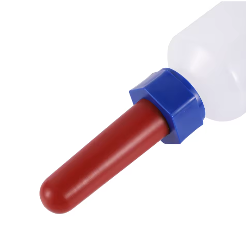 Lammeren en Kalveren Voerfles 500 ml – Boerderij Zuigfles met Tepel