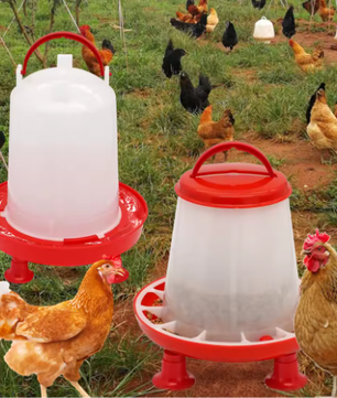 Automatische Kippen Voer- en Wateremmer 3 L – Pluimvee Dispenser