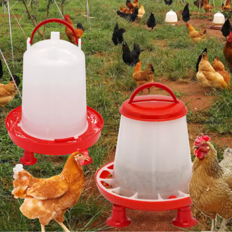 Automatische Kippen Voer- en Wateremmer 3 L – Pluimvee Dispenser