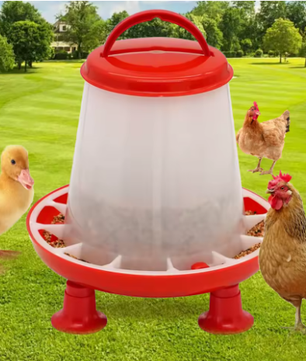 Automatische Kippen Voer- en Wateremmer 3 L – Pluimvee Dispenser