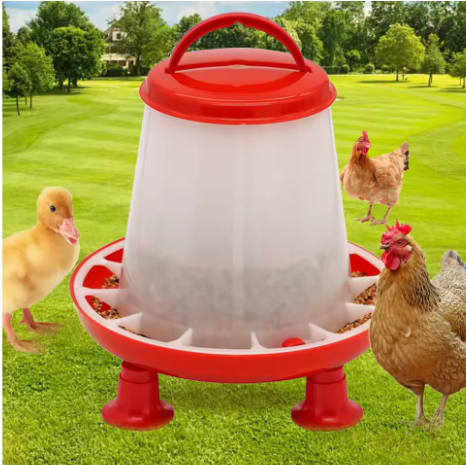 Automatische Kippen Voer- en Wateremmer 3 L – Pluimvee Dispenser