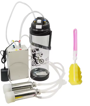 Elektrische Geit en Koe Melkmachine 3L – Draagbare Dubbele Vacuüm Melker