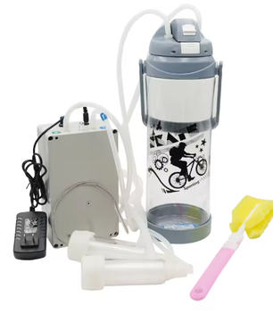 Elektrische Geit en Koe Melkmachine 3L – Draagbare Dubbele Vacuüm Melker