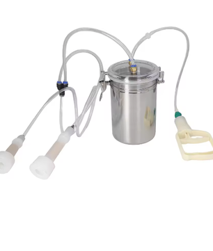 Handmatige Melkmachine 2L – Draagbare Melkset met RVS Fles