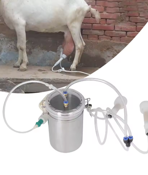 Handmatige Melkmachine 2L – Draagbare Melkset met RVS Fles