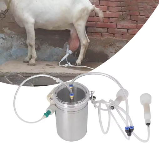 Handmatige Melkmachine 2L – Draagbare Melkset met RVS Fles