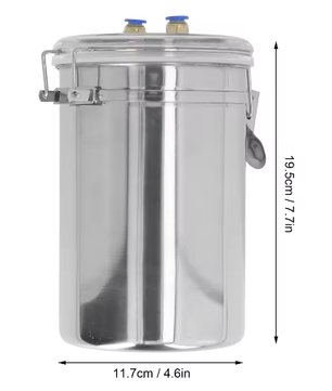 Handmatige Melkmachine 2L – Draagbare Melkset met RVS Fles