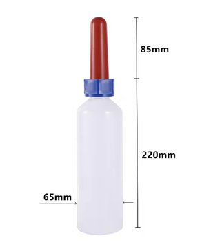 Lammeren en Kalveren Voerfles 500 ml – Zuigfles met Tepel voor Boerderijdieren