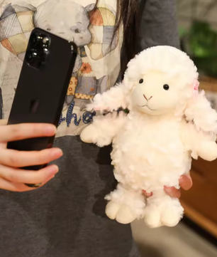 Schattige Schapen Knuffel – Zachte Pluche Lam Knuffel voor Baby’s en Kinderen