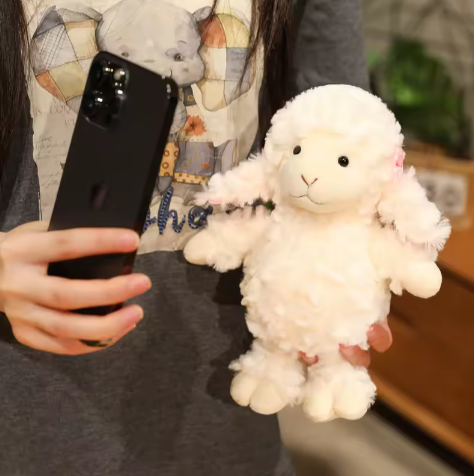Schattige Schapen Knuffel – Zachte Pluche Lam Knuffel voor Baby’s en Kinderen